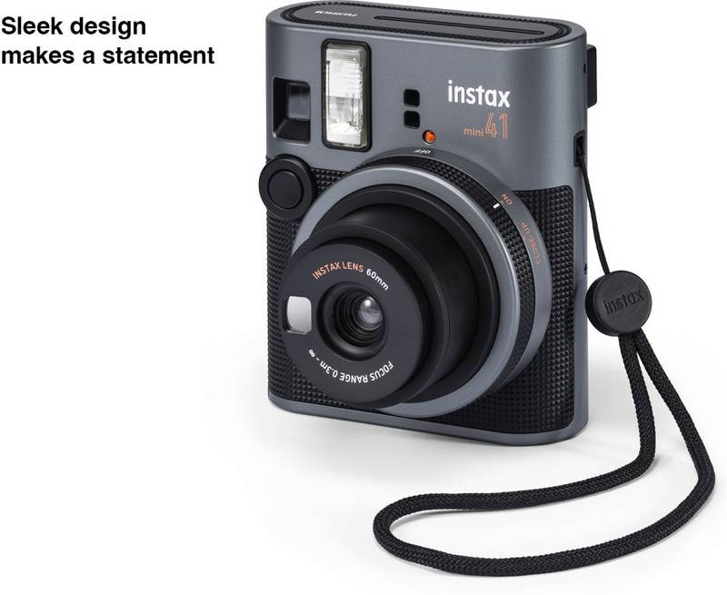 FUJIFILM Instax Mini 41 Instant Camera (Black) - Photo 3