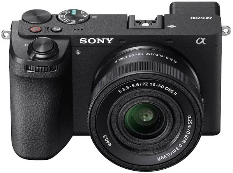 [SMC-B19BEB4710749E16] SONY ILCE-6700KBQ IN5 Mirrorless Camera Body with SELP16502 mm Lens (Black)