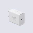 CMF by Nothing 33 W Quick Charge 2 A Wall Charger for Mobile with Detachable Cable (Light White) - Photo 2