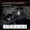 Portronics 111 W Turbo Car Charger - Car Power Quard (Black) - Photo 4
