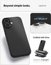 Spigen Liquid Air Back Cover for iPhone 17 - ACS11554 (Matte Black) - Photo 2