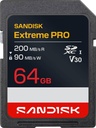 SanDisk SDSDXXU-064G-GSCIN SANDISK Extreme PRO SD UHS-I Card 64 GB SDXC UHS Class 1 200 MB/s  Memory Card Compatible with Mobile, Computer, Tablet, Camera, Gaming Console - Photo 3
