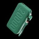 [SMX-3BDB3D3886070A2D] Ambrane 20000 mAh 22.5 W Compact Pocket Size Power Bank - Stylo N20 (Green)