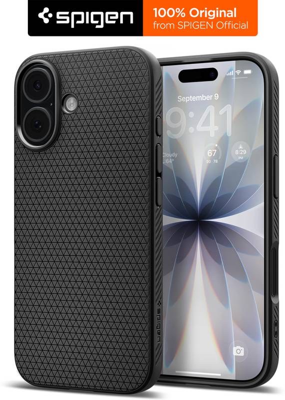 [SMX-C5B7BEFBE8572376] Spigen Liquid Air Back Cover for iPhone 17 - ACS11554 (Matte Black)