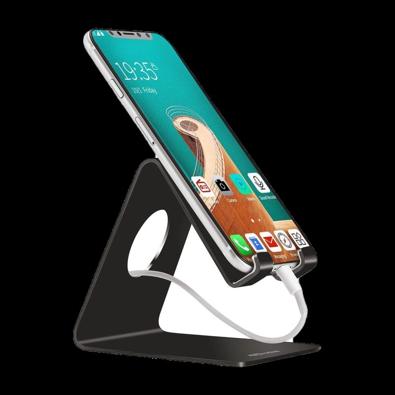 [SMX-22B5171E7441DAE3] Portronics POR-122 MODESK Universal (Black) Mobile Holder