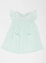 [SMF-49DCFAB65286D2-2] Pantaloons Baby Baby Girls Midi/Knee Length Casual Dress (Brook Green) (6 - 9 Months)