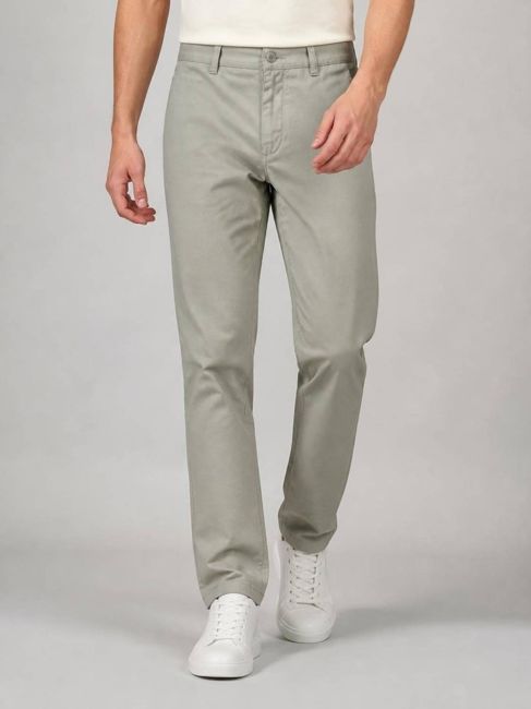 [SMF-BBEA33A6012563-5] KILLER Slim Fit Men Light Green Trousers (SOFT SAGE) (38)