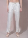 [SMF-030301CF3E042A-4] Dollar Missy Straight Fit Women Grey Trousers (Light Grey) (38)